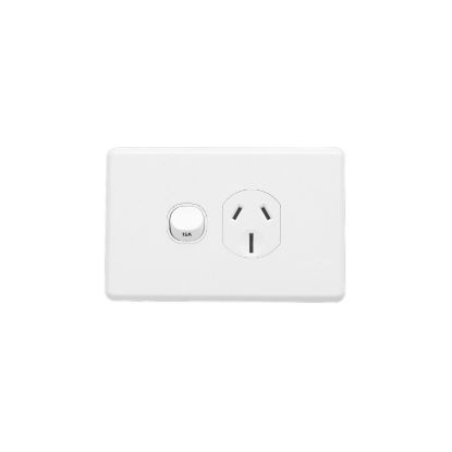 Picture of Single Switch Socket Outlet, Classic C2000 Series, Classic, 250V, 15A