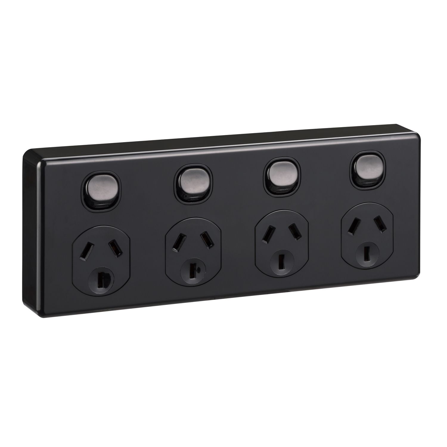 Picture of Quad Switch Socket Outlet, Classic C2000 Series, Classic, 250V, 10A, 2 Pole