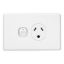 Picture of Single Switch Socket Outlet, Classic C2000 Series, Classic, 250V, 10A, Round Earth Pin