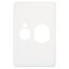 Picture of Socket Outlet Cover Plate, Classic C2000 Series, Vertical Mount, for C2015VN Single Switched Socket