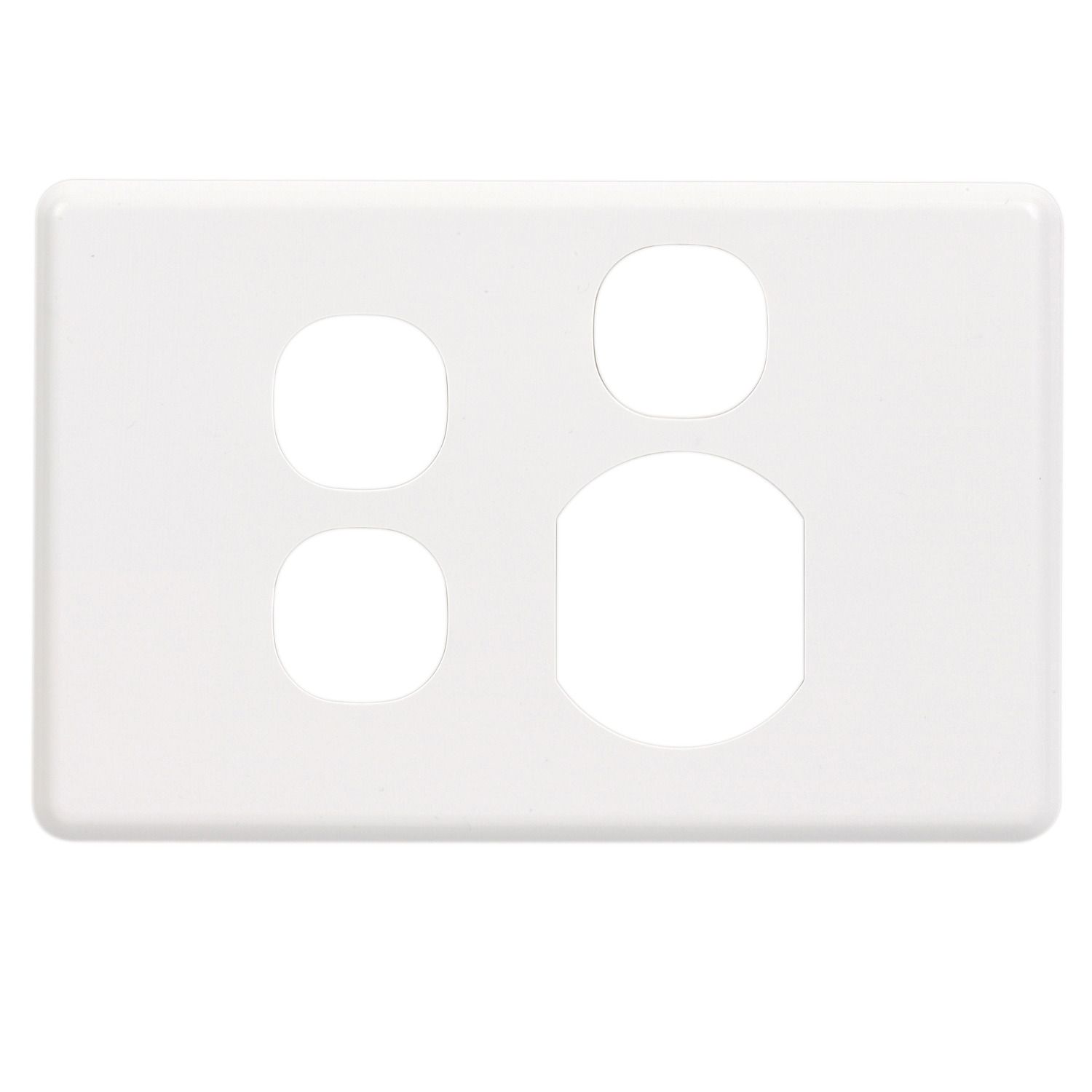 Picture of Socket Outlet Cover Plate, Classic C2000 Series, Horizontal Mount, for C2015XX Single Switched Socket