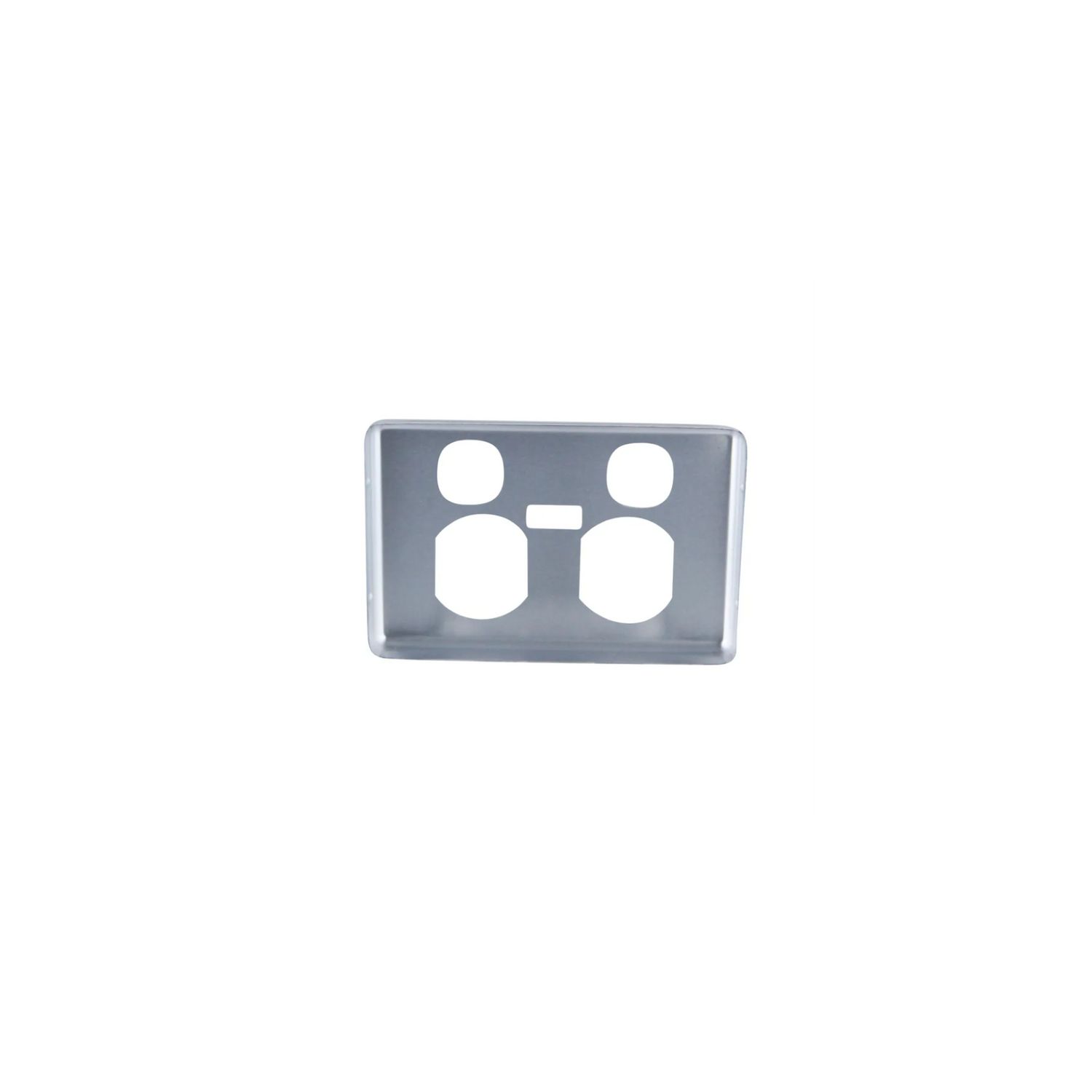 Picture of Socket Outlet Cover Plate, Classic C2000 Series, Horizontal Mount for Twin Switched Socket