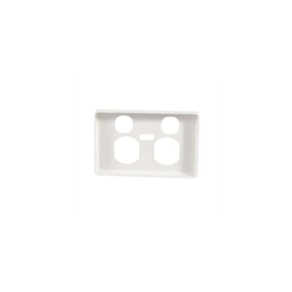 Picture of Socket Outlet Cover Plate, Classic C2000 Series, Horizontal Mount for Twin Switched Socket