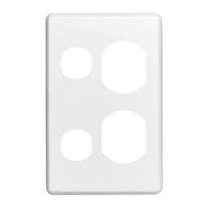 Picture of Socket Outlet Cover Plate, Classic C2000 Series, Vertical Mount for C2025V Twin Switched Socket