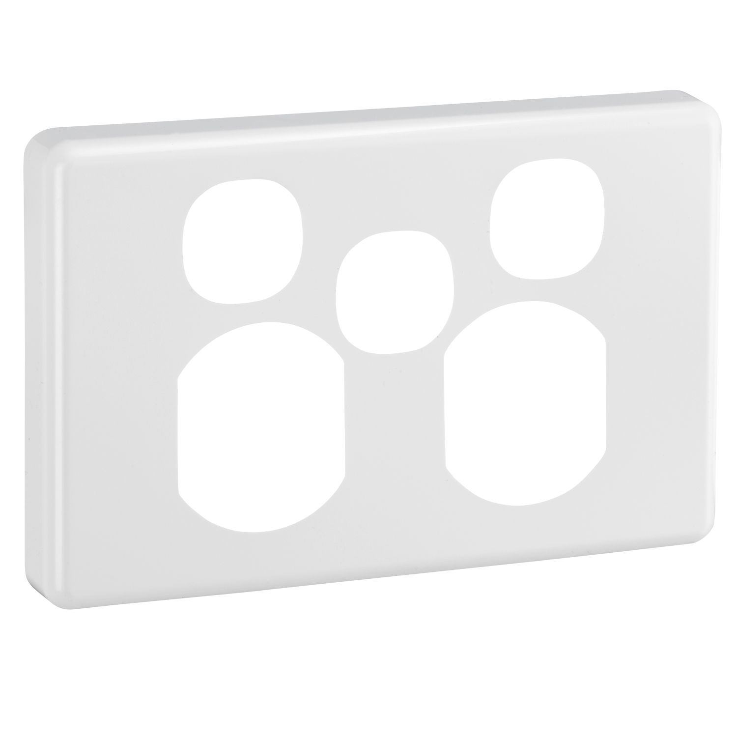 Picture of Socket Outlet Cover Plate, Classic C2000 Series, Horizontal Mount for Twin Switched Socket