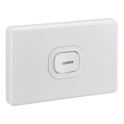 Picture of Switch Mechanism, Classic C2000 Series, 250V 32A Double Pole Horizontal Marked COOKER