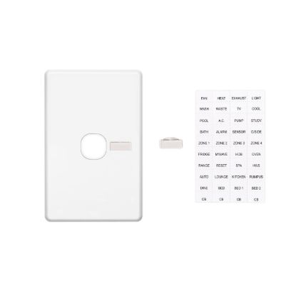 Picture of Switch Grid Plate and Cover, Classic C2000 Series, 1 Gang, Less Mechanism, Vertical Mount