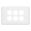 Picture of Switch Plate Cover, Classic C2000 Series, 6 Gang