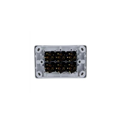 Picture of Flush Switch, Classic C2000 Series, 6 Gang, 250VAC, 10A, Standard, Horizontal