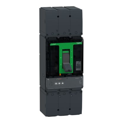 Picture of Circuit breaker, ComPacT NSX400K, 36kA/800VAC, 10kA/1000VAC, 3 poles, MicroLogic 2.3 trip unit, 400A