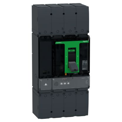 Picture of Circuit breaker, ComPacT NSX400K, 36kA/800VAC, 10kA/1000VAC, 4 poles, MicroLogic 2.3 trip unit, 250A