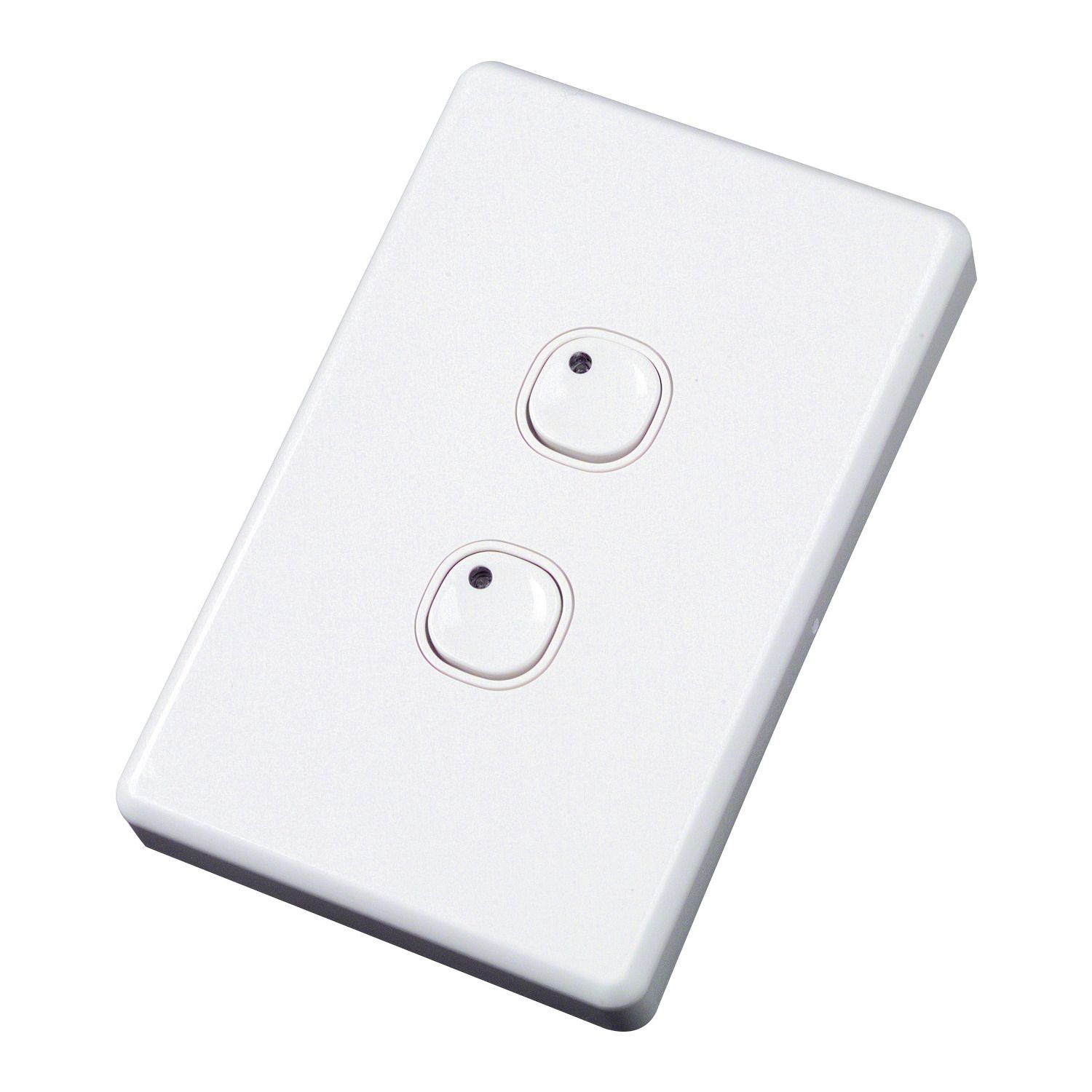 Picture of Plastic Plate Wall Switch, C-Bus Control and Management System, 2 Button