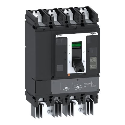 Picture of Circuit breaker, ComPacT NSX500 TM DC EP, 50kA/1500VDC, 4 poles, TM-DC EP trip unit 250A