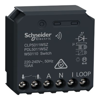 Picture of Micro Module Smart Switch, Clipsal Wiser, 10 AX, 240 V, Grey