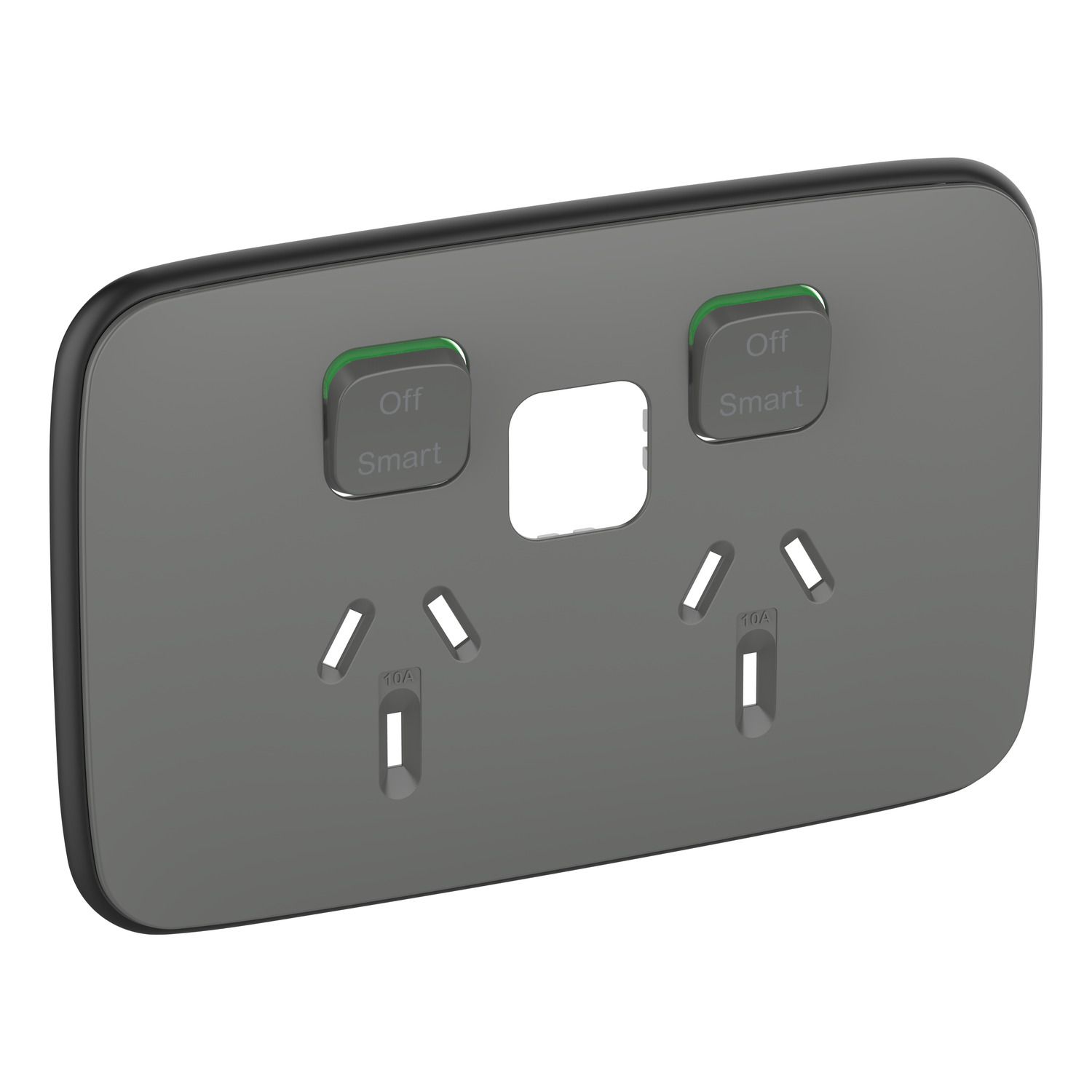 Picture of Essence Skin Connected Socket, Clipsal Iconic, Wiser, Horizontal Twin