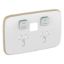 Picture of Essence Skin Connected Socket, Clipsal Iconic, Wiser, Horizontal Twin