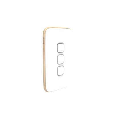 Picture of Essence Switch Plate Skin, Clipsal Iconic, 3 Gang, Vertical/Horizontal, Clip-On