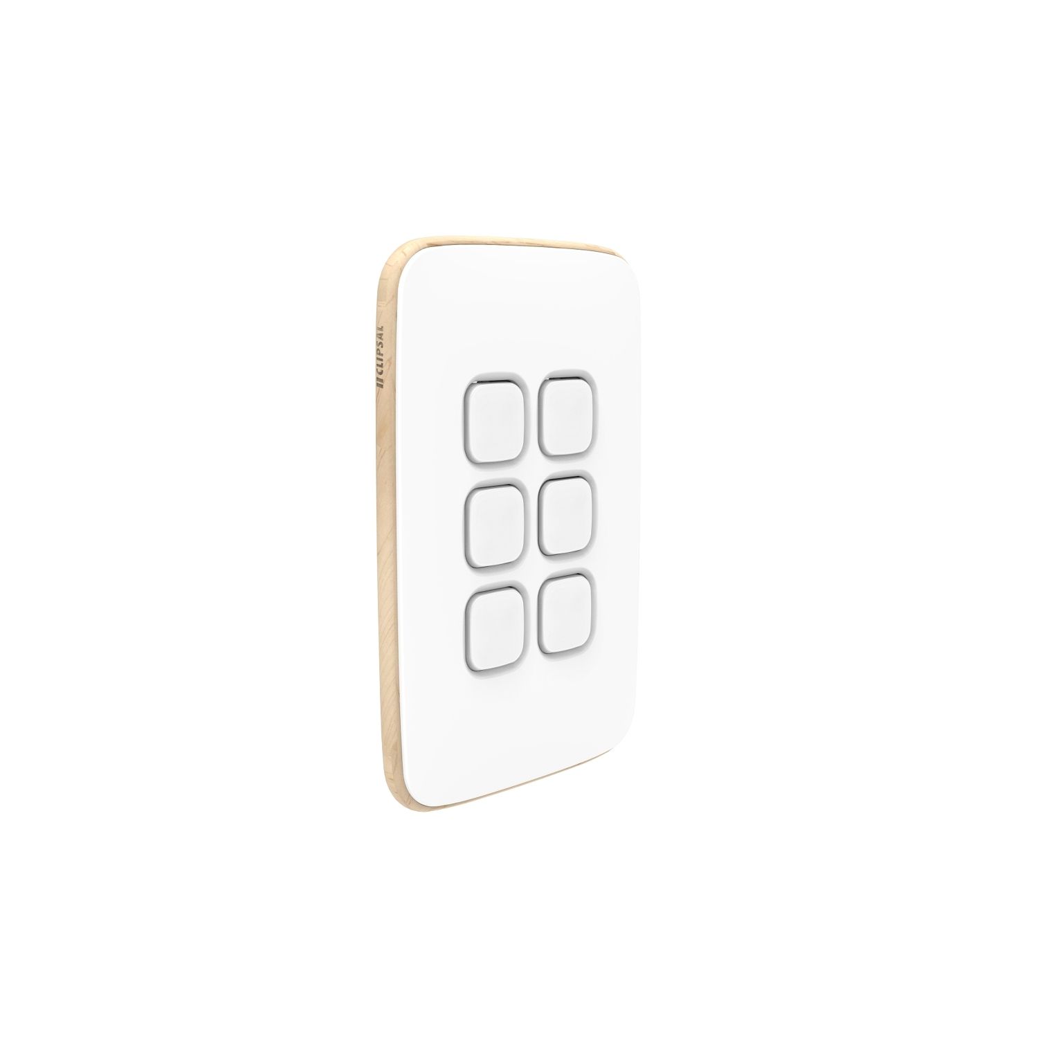 Picture of Essence Switch Plate Skin, Clipsal Iconic, 6 Gang, Vertical/Horizontal, Clip-On