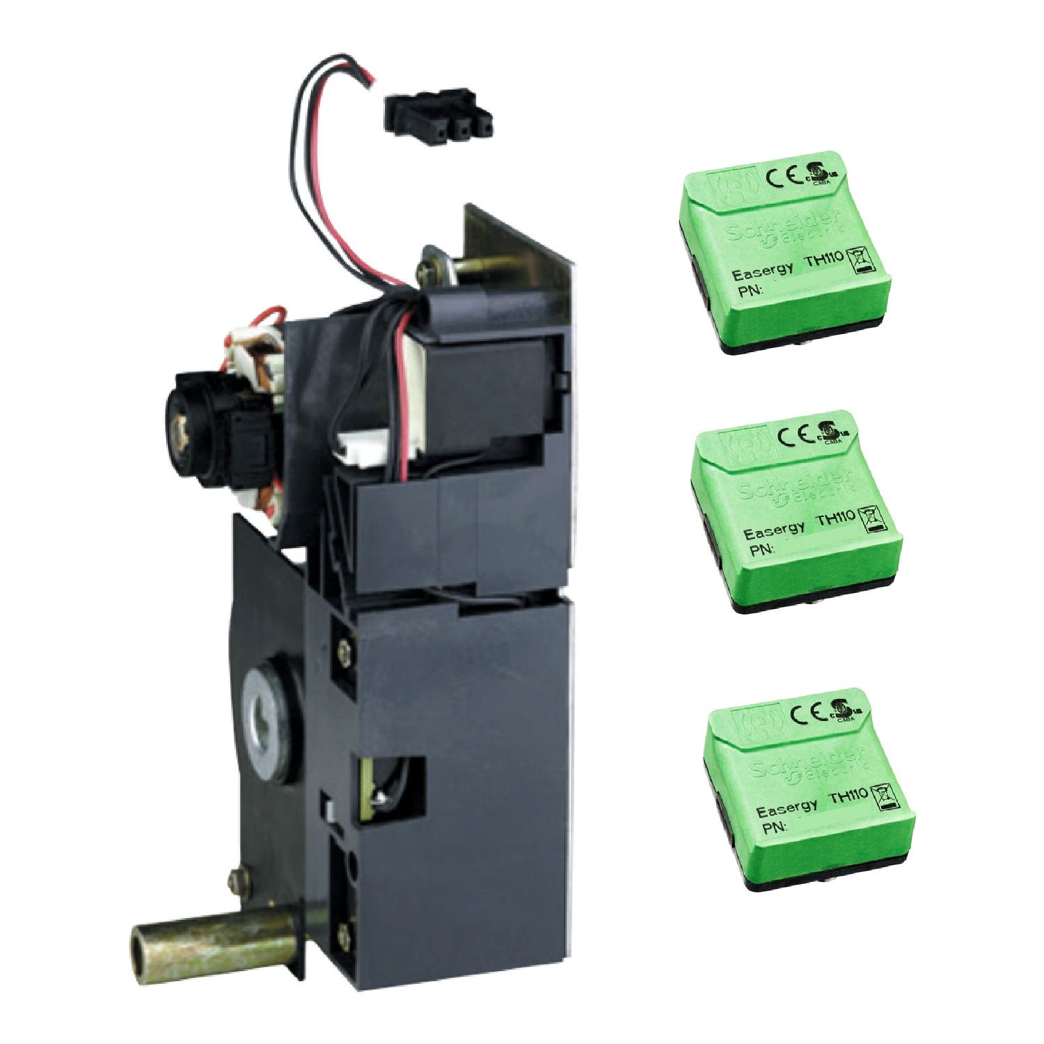 Picture of Electrical motor, EasyPact EXE, remote control, with 2 set TH110, 48 to 60V dc/ac