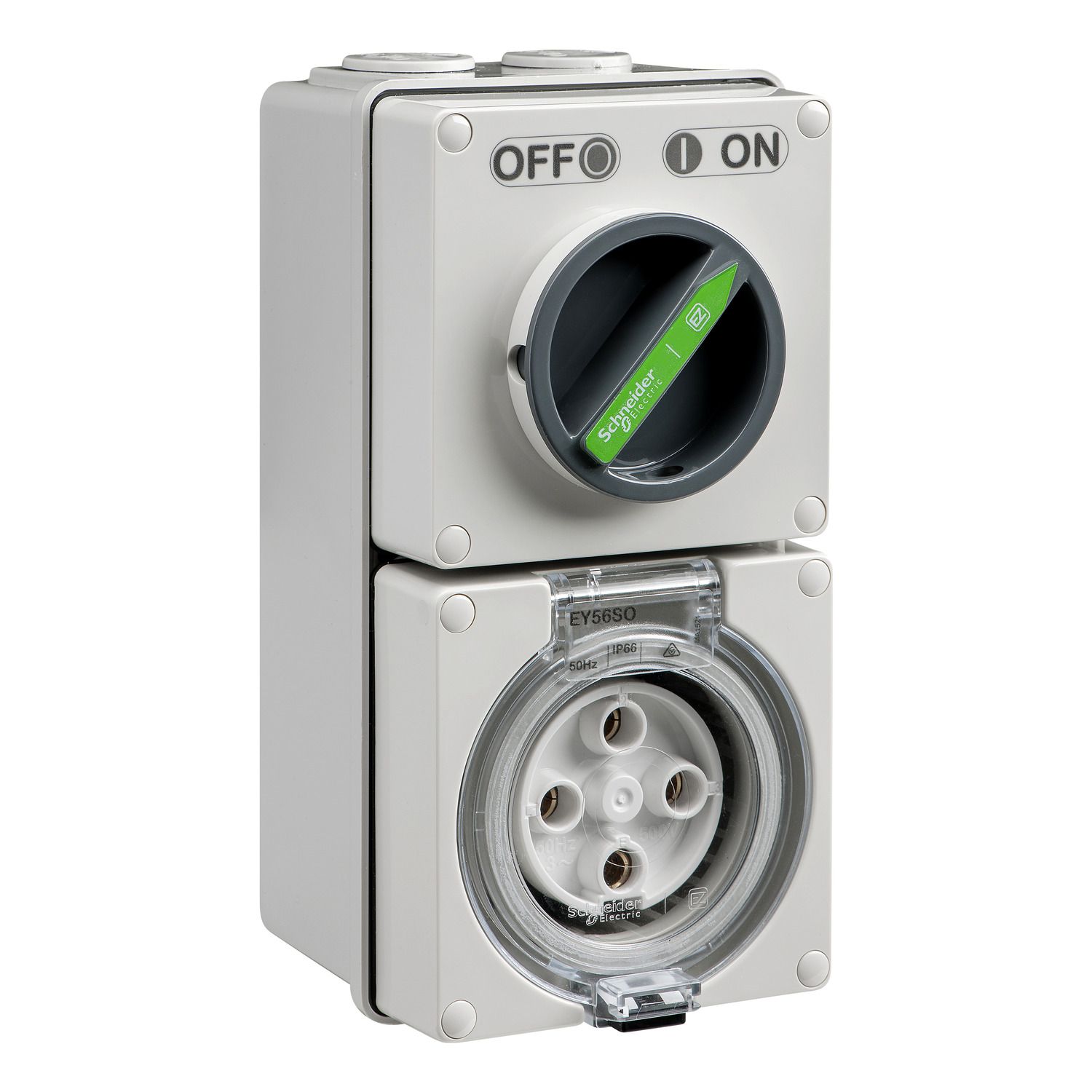 Picture of Switched Socket, Easy56, 4 Pin, 32A, 500V