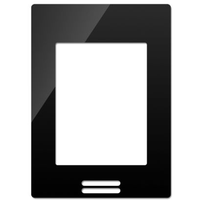Picture of 8000 Series Room Controller Fascia Glossy Black