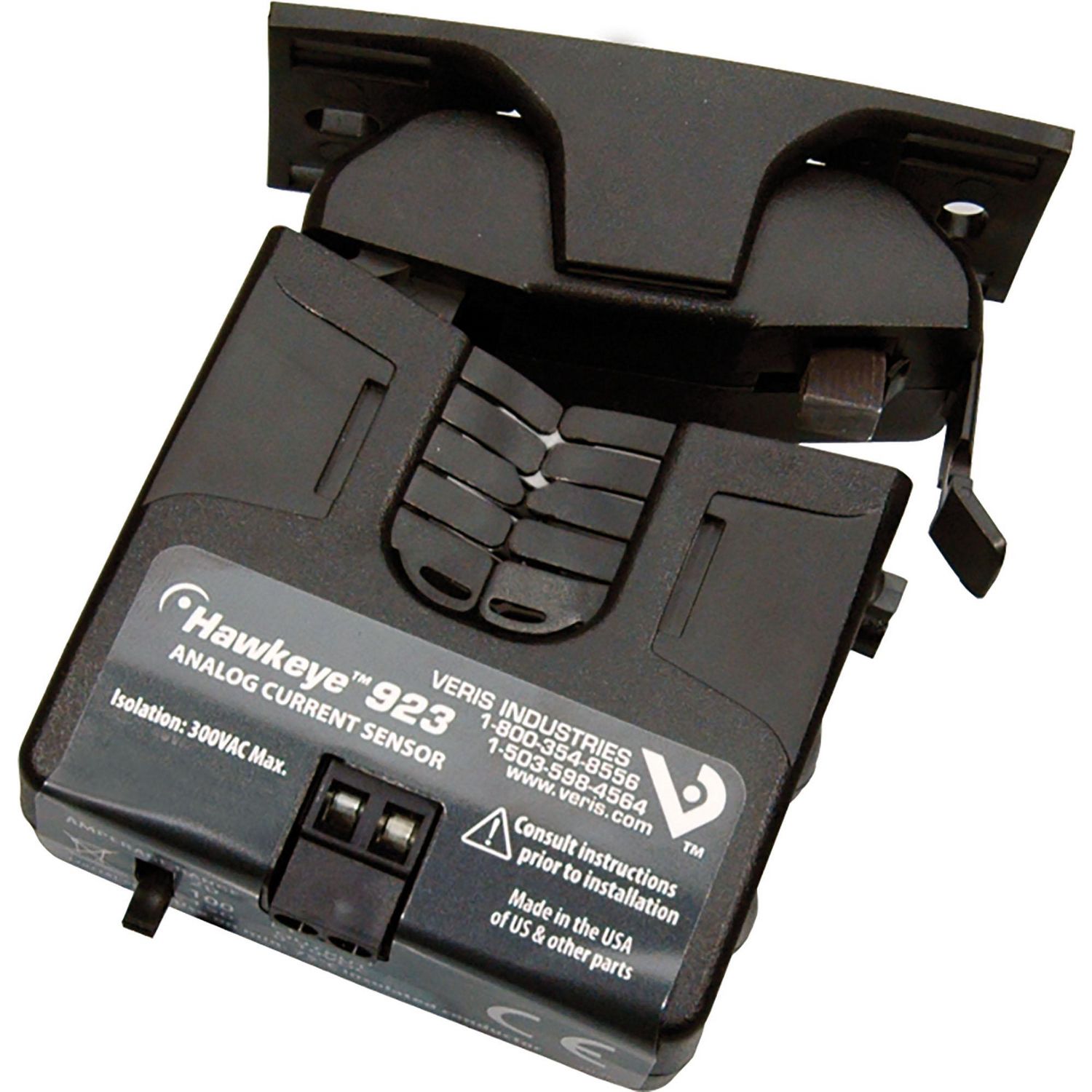 Picture of Current Sensor: 0-10 VDC Analog Output, 0-20/100/150A field selectable Amp Range, Split-Core Housing, CE