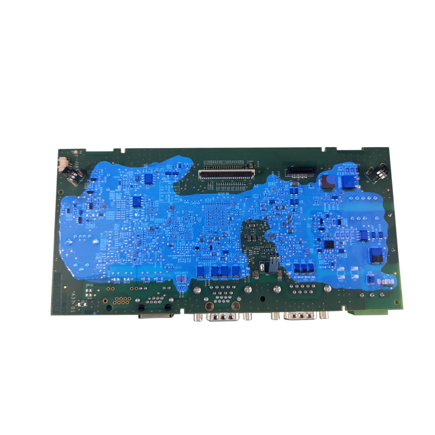 Picture of 7" wide screen touch panel, 16M colors, COM x 2, ETH x 1, USB host / device, RTC, DC24V