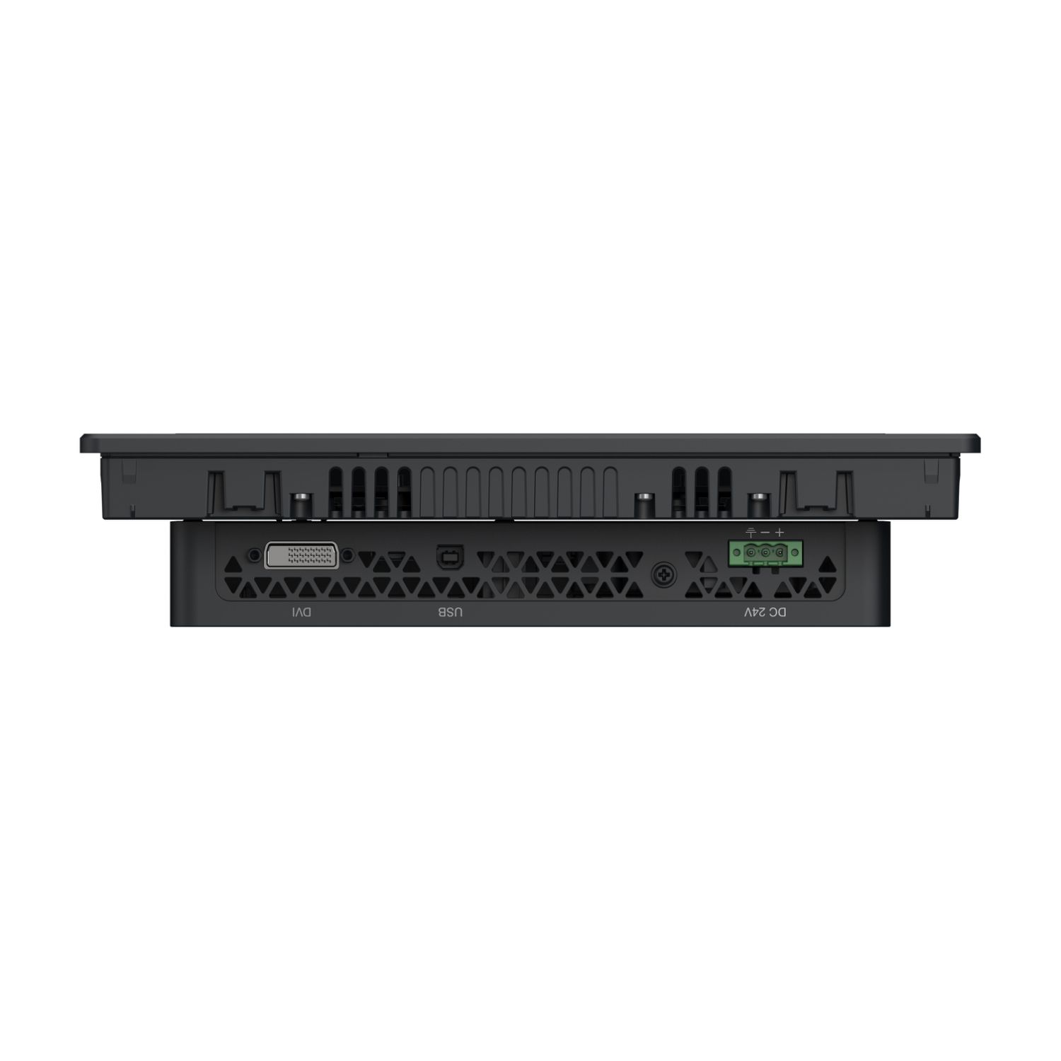 Picture of 12.1 Industrial FPM, Harmony FP6, XGA, 16M colors, Analog Multi Touch (2 points), Front USB A/micro-B, DVI, USB Type B, 24V DC