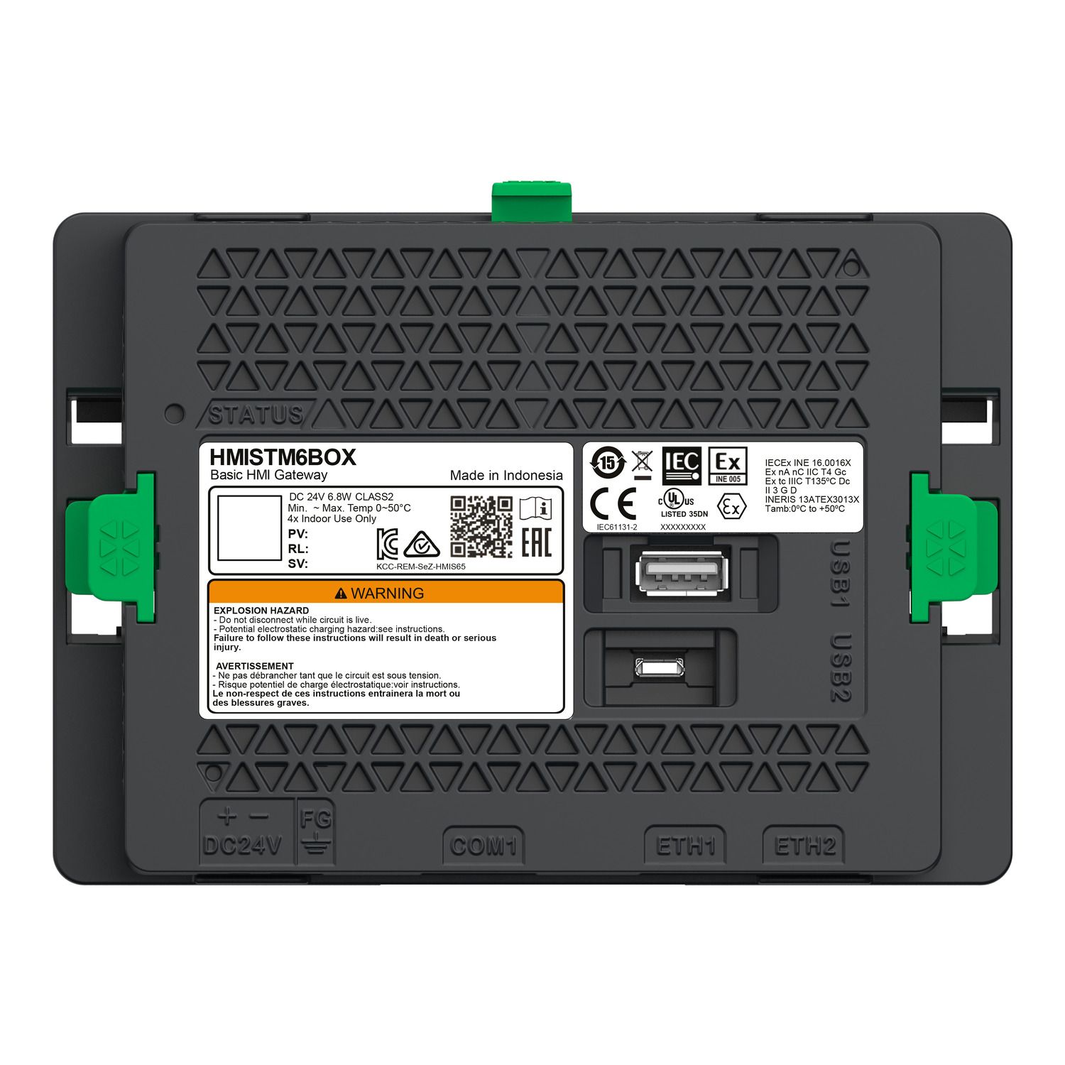 Picture of modular HMI box, Harmony ST6, for faceless HMI application