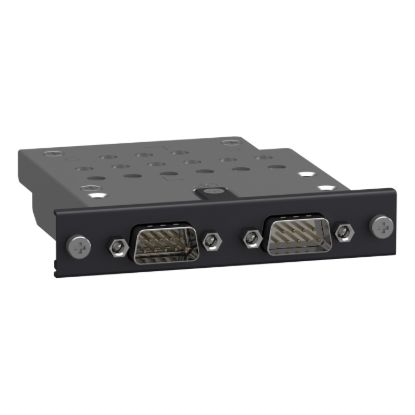 Picture of serial line interface, Harmony P6, expansion option, 2 x D-Sub 9pin RS422/RS485
