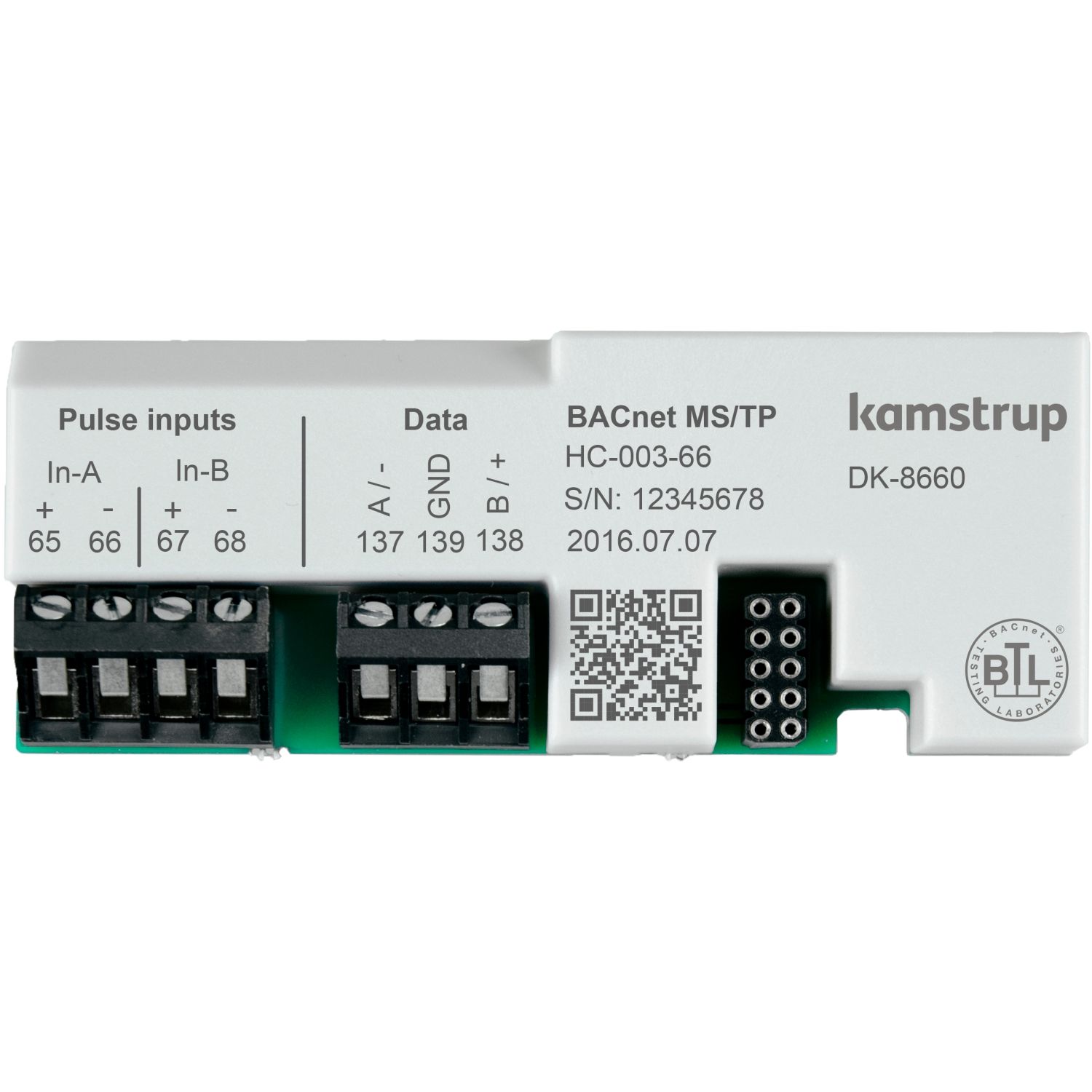 Picture of K Series BACnet MS/TP (RS-485) Output Module