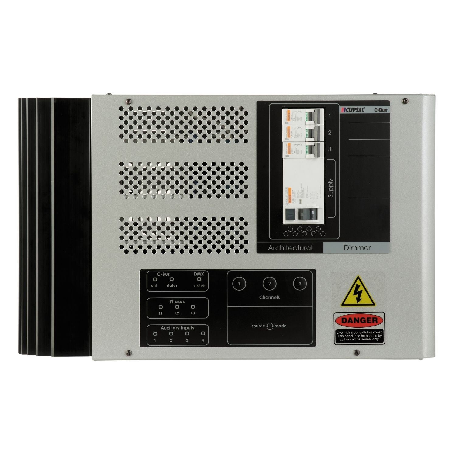 Picture of Architectural Dimmer, C-Bus, with 1 RCD, Universal, 3 Channel, 10A