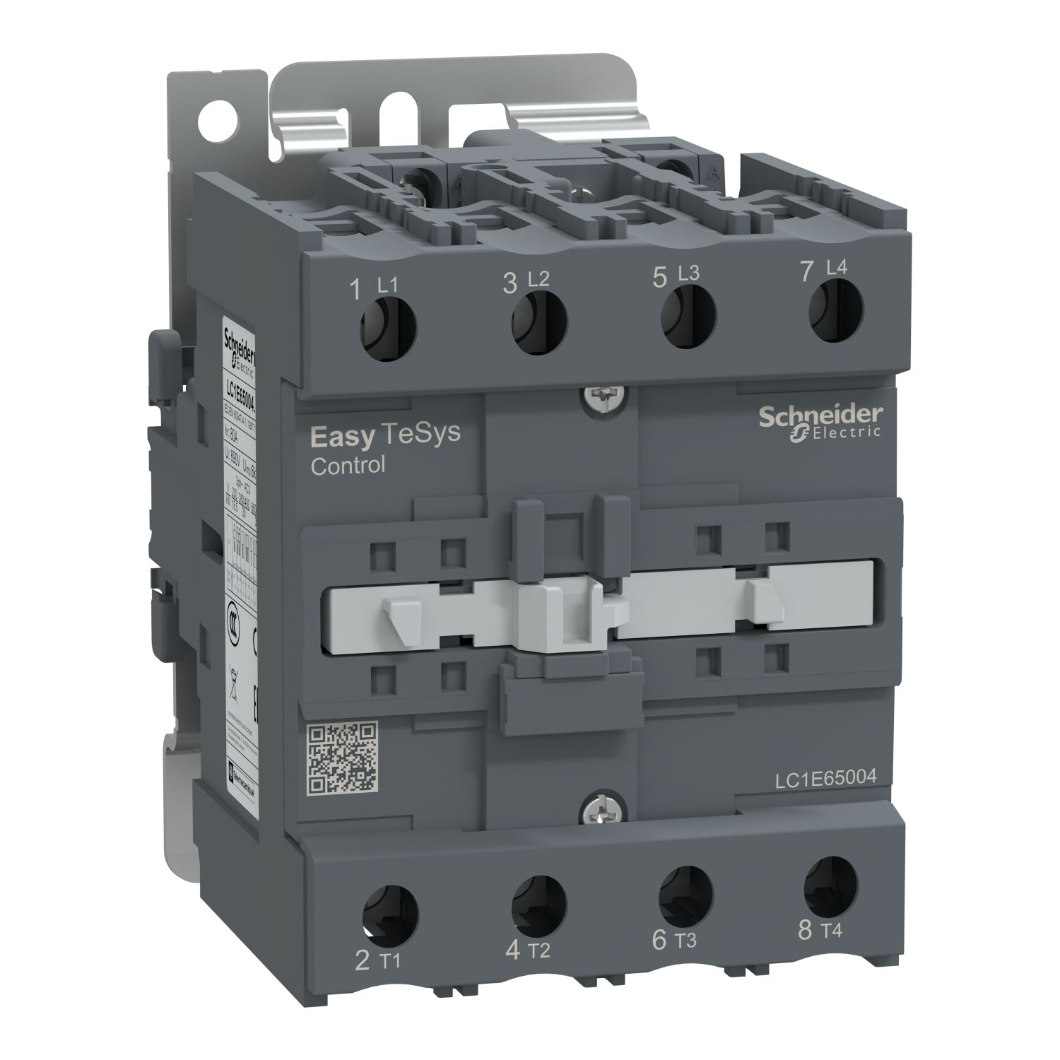 Picture of Contactor,Easy TeSys Control,LC1E,4P(4NO),AC-2 80A,240V