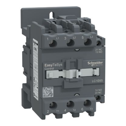 Picture of Contactor,Easy TeSys Control,LC1E,3P(3NO),AC-3,<=440V,65A,240V AC coil,50Hz