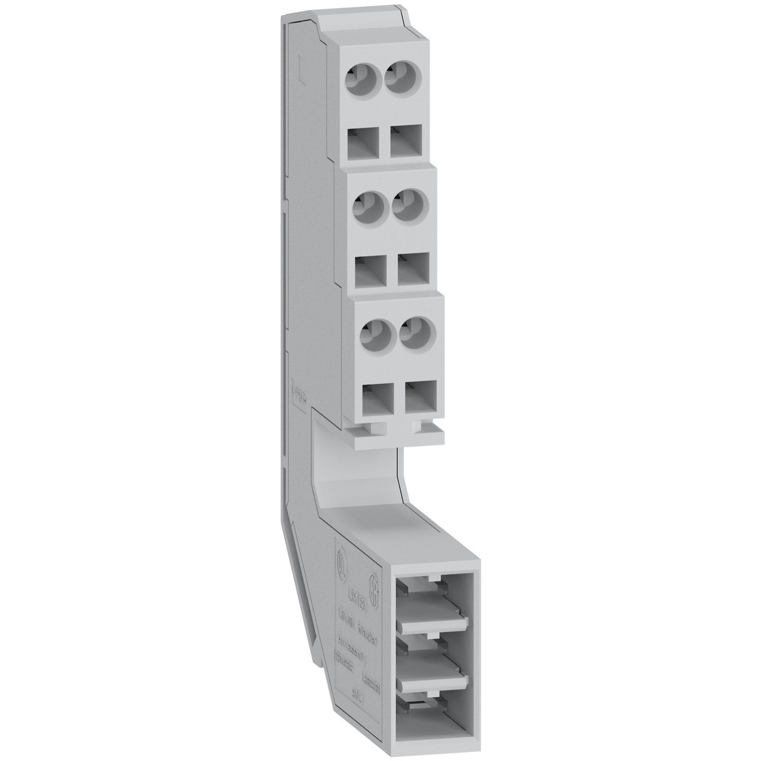 Picture of 3 wires terminal block, MasterPact MTZ1, drawout, spare part