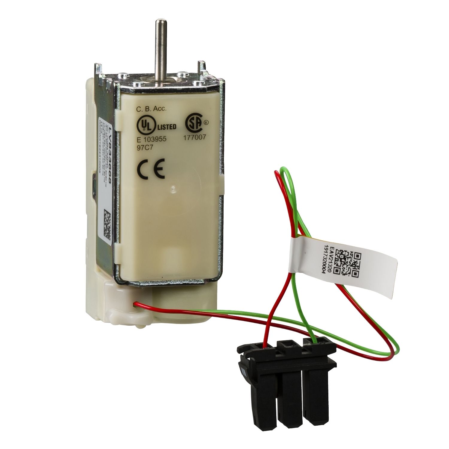 Picture of MN undervoltage release, MasterPact MTZ1/MTZ2/MTZ3, standard, 100/130VAC 50/60Hz, 100/130VDC, spare part