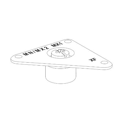 Picture of Voltage releases securing fixture, MasterPact MTZ, for voltage releases MX/XF/MN, spare part