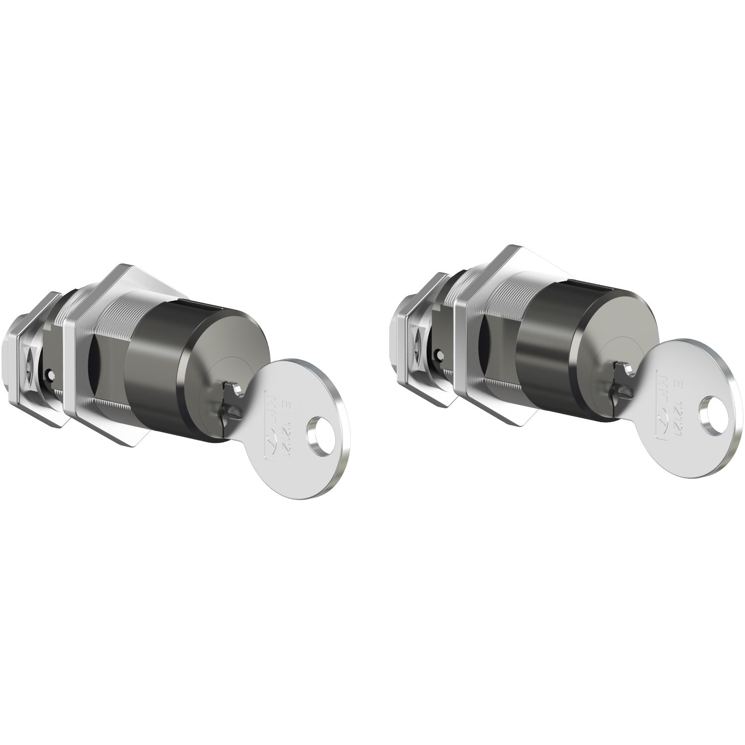 Picture of Chassis locking, MasterPact MTZ1 drawout, disconnected position locking, Ronis keylock, 2 locks, 1 key, spare part
