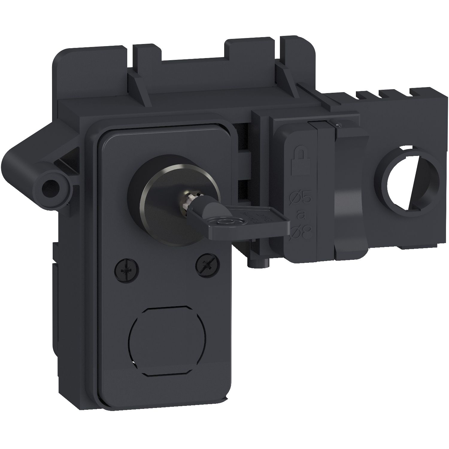 Picture of Locking device, MasterPact MTZ2/MTZ3 fixed/drawout, OFF position, Profalux keylock, 1 lock with 1 key, spare part