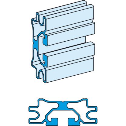 Picture of Profile busbar, Linergy LGYE, 630A, for a horizontal installation, L2000mm