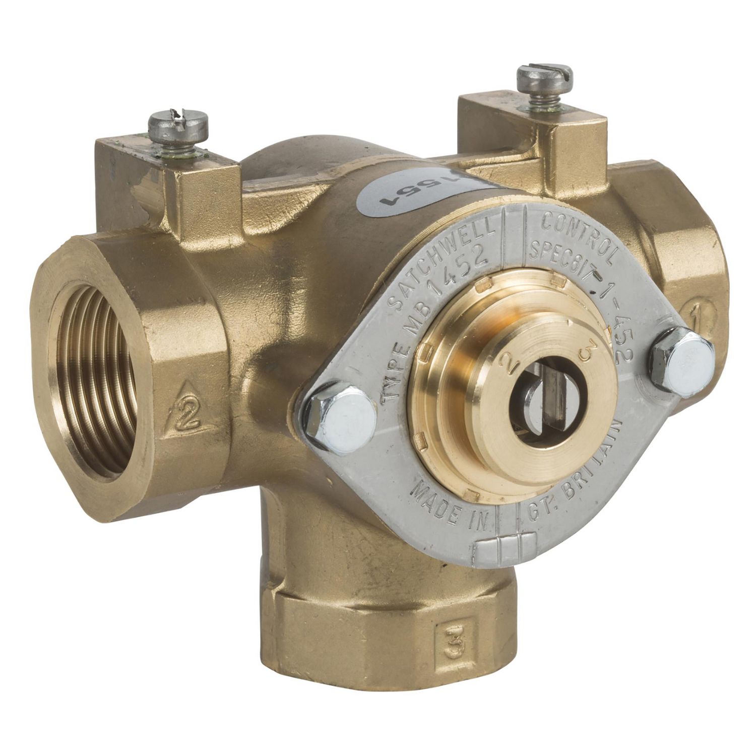 Picture of MB 3-Way threaded Shoe valve, 1-1/4" (Rp 1-1/4) Kvs 12.5