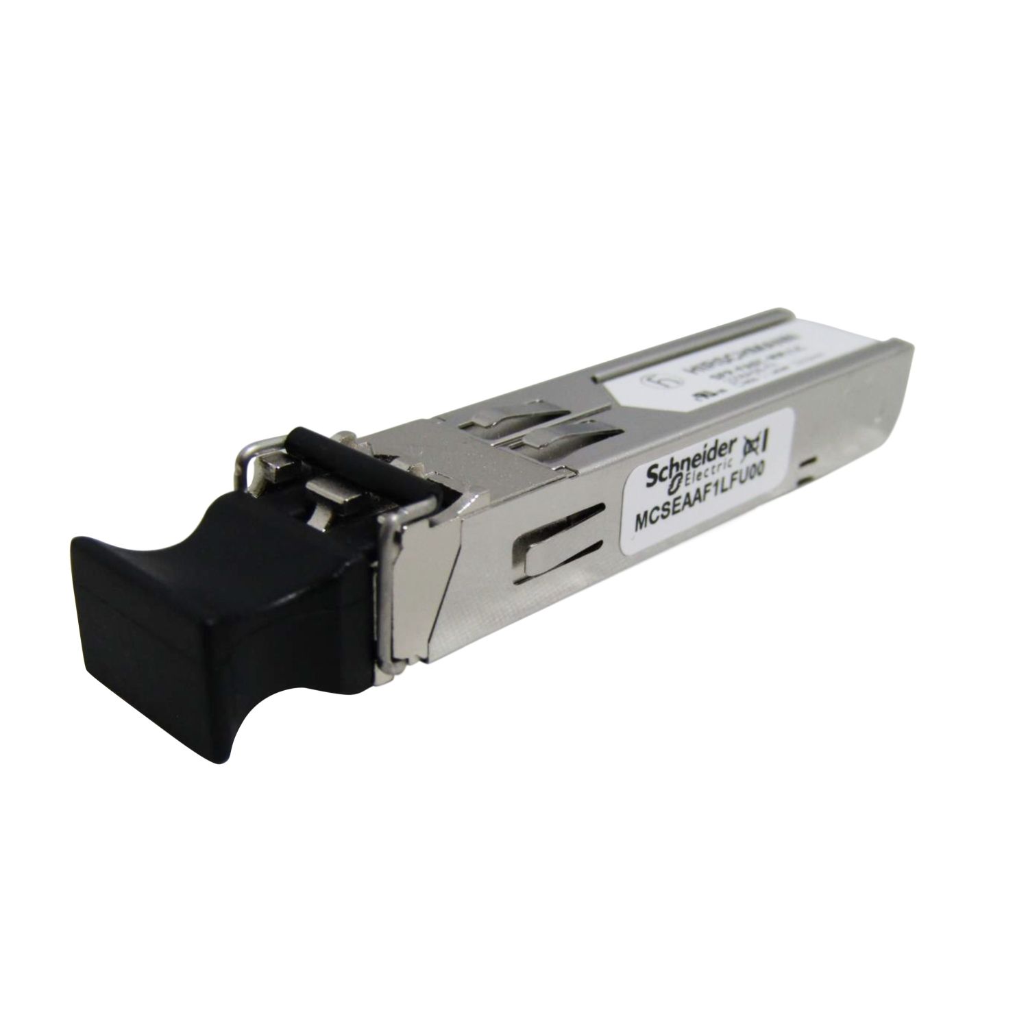 Picture of fiber optic adaptor, Modicon Networking, SFP module, for Ethernet switch, 100 BASE-SX, multimode