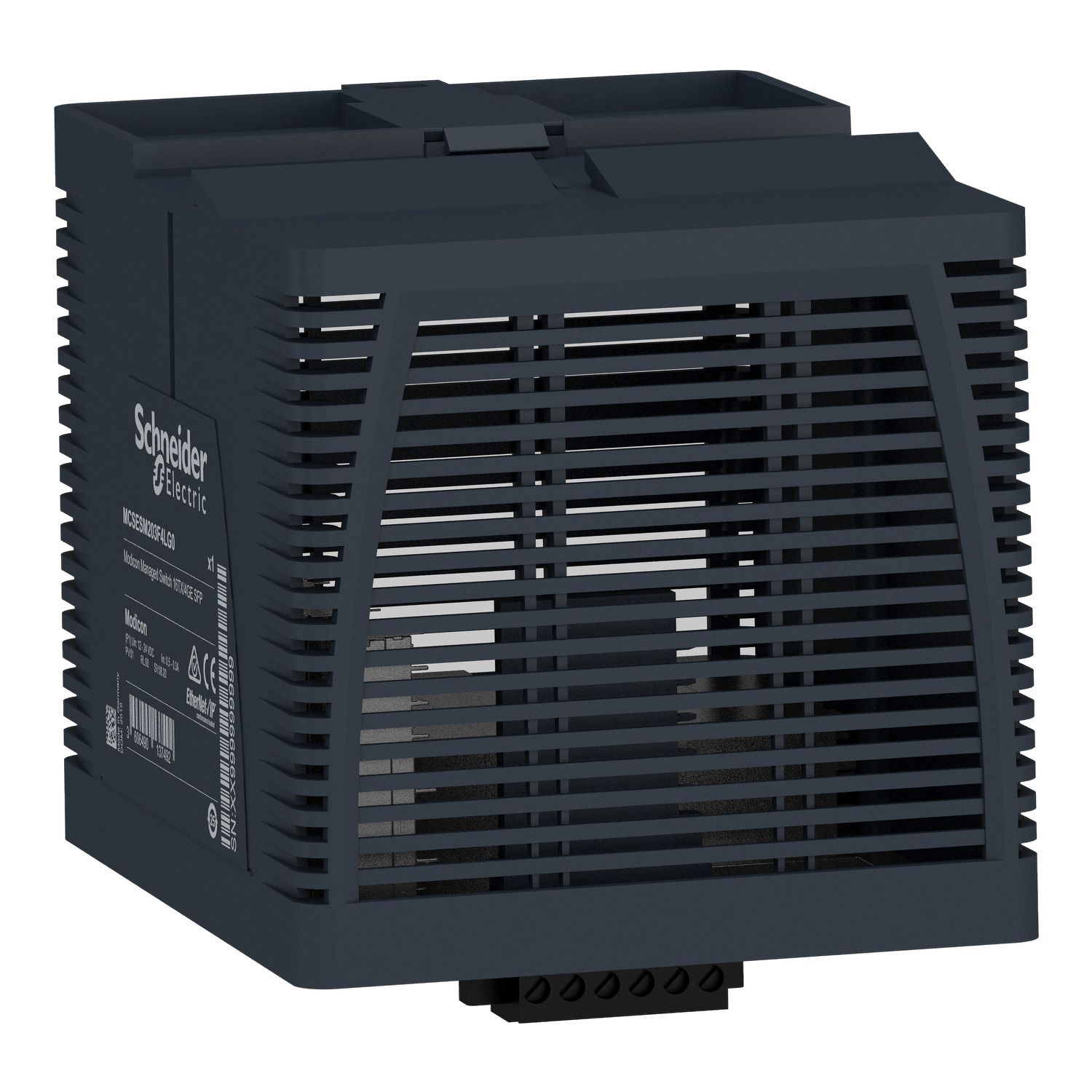 Picture of network switch, Modicon Networking, managed, 16 ports for copper with 4Gigabit SFP