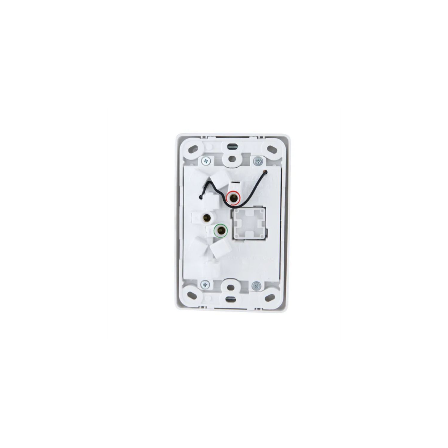 Picture of Twin Switch Socket Outlet, Medilec, 250V, 10A, 2 Gang, 1 Pole, Vertical