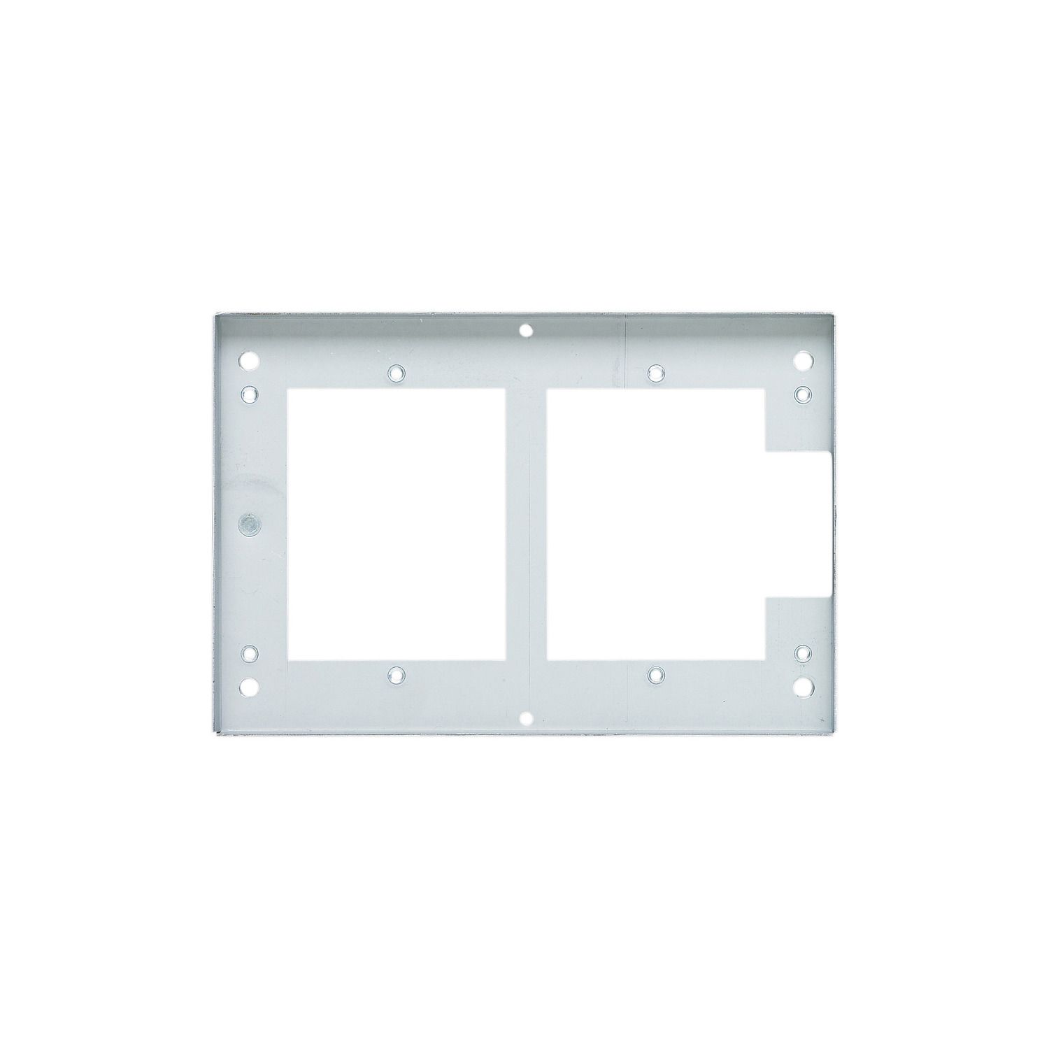 Picture of Flush Mount Metal Plate, Medilec, Wall Boxes, Grids, 2 Gang