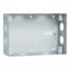Picture of Flush Mount Metal Plate, Medilec, Wall Boxes, 2 Gang, Wall Box