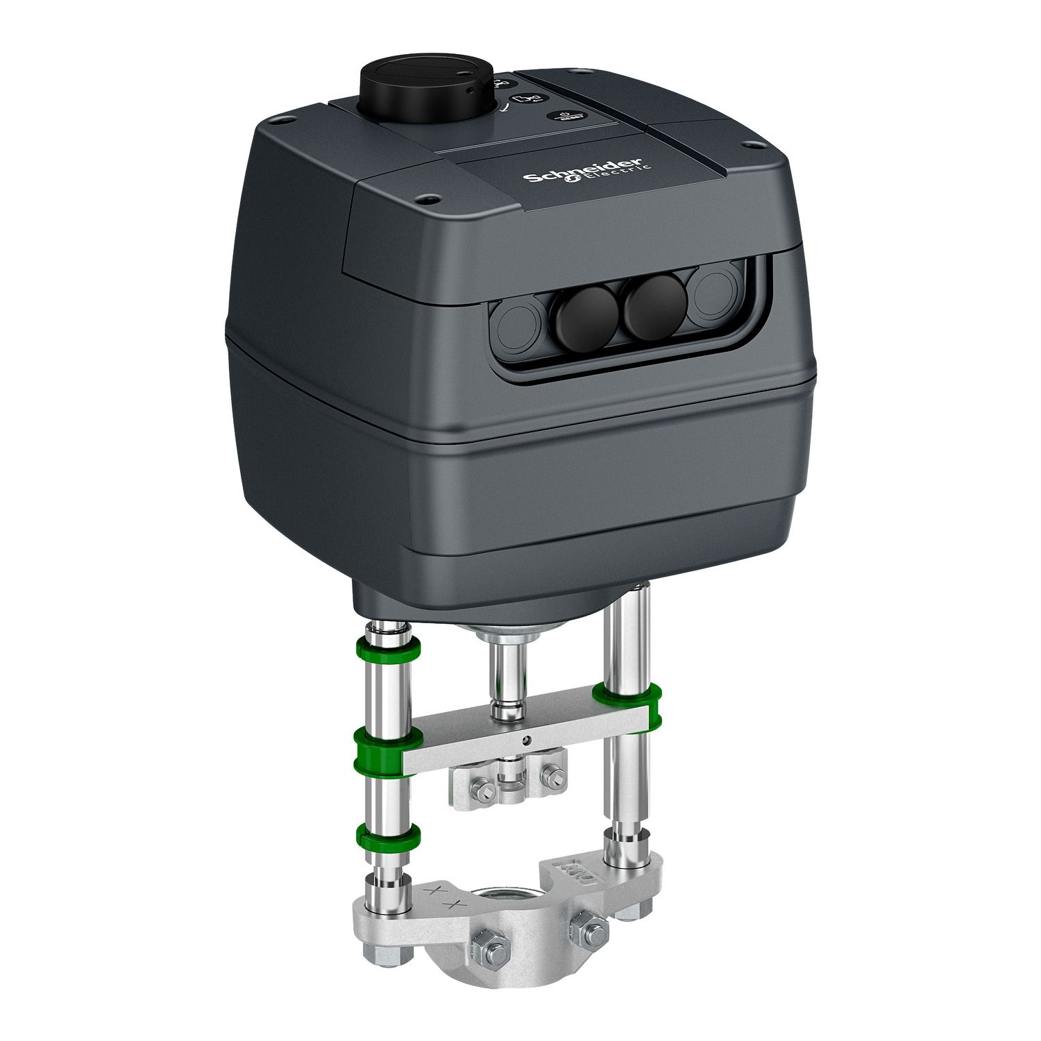 Picture of SpaceLogic MP2000-SR PIBCV Actuator, Multi-Signal Control, Spring Return (Normally Closed), 24Vac/dc, 2000N, 2xSPDT, IP54