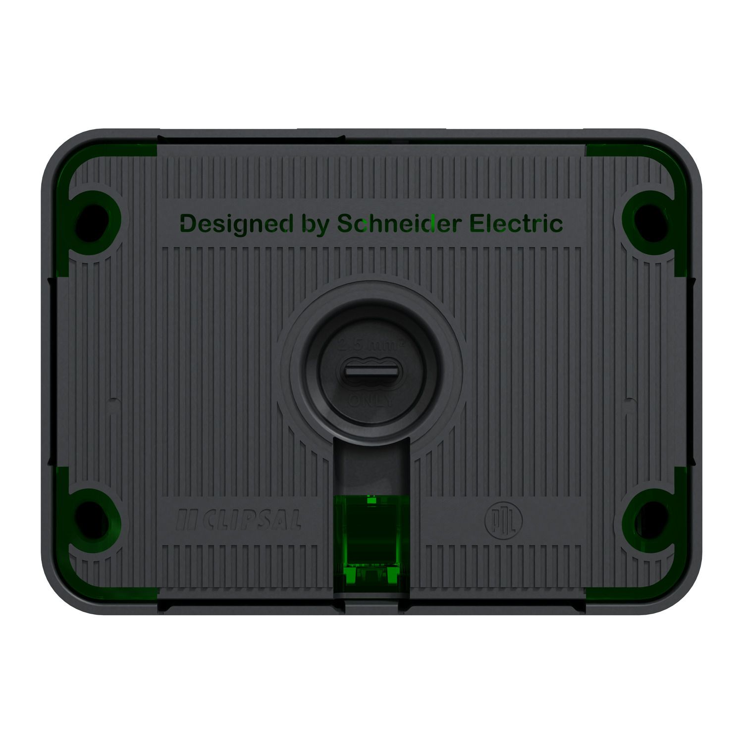 Picture of Single Switched Socket Outlet, Clipsal Iconic Outdoor, Horizontal, 10A, 250V