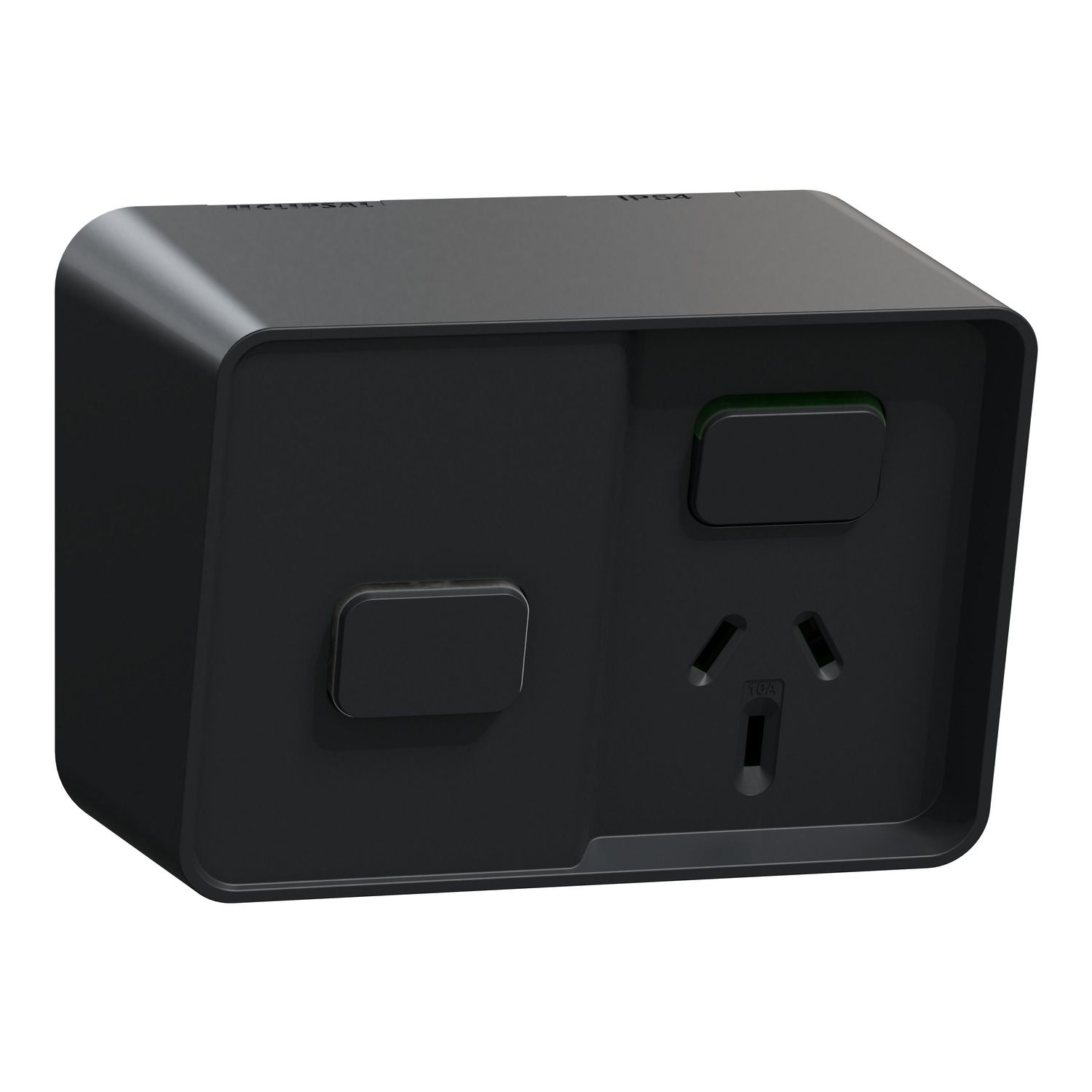 Picture of Single Switched Socket Outlet with timer, Clipsal Iconic Outdoor, 10A, 250V