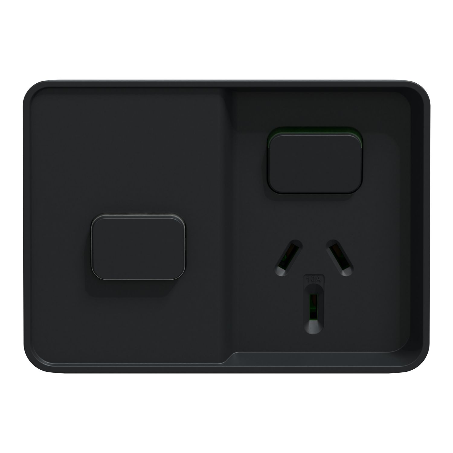 Picture of Single Switched Socket Outlet with timer, Clipsal Iconic Outdoor, 10A, 250V